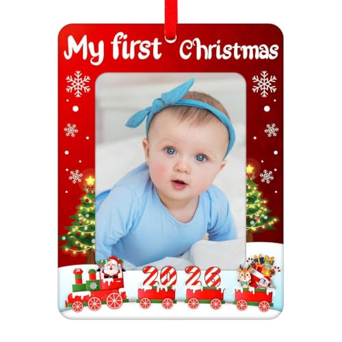 PETCEE Baby's First Christmas Ornament - Photo Frame Keepsake 2026
