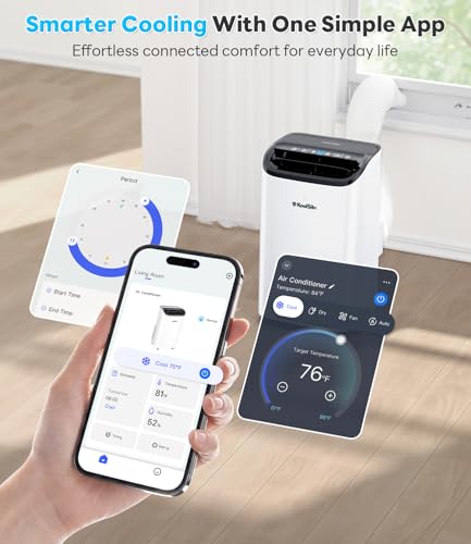 14,000 BTU Portable Air Conditioner with WiFi and Remote Control