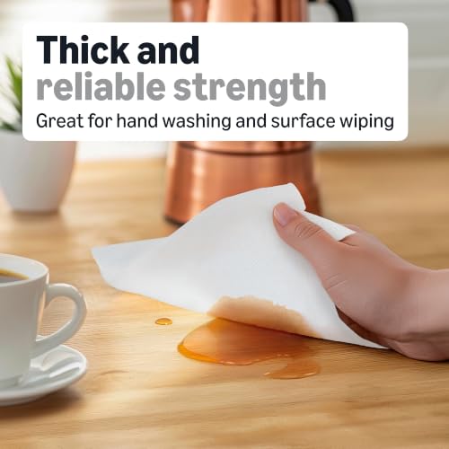 1-Ply White Hardwound Commercial Paper Towels - 800 ft Rolls (6-Pack)