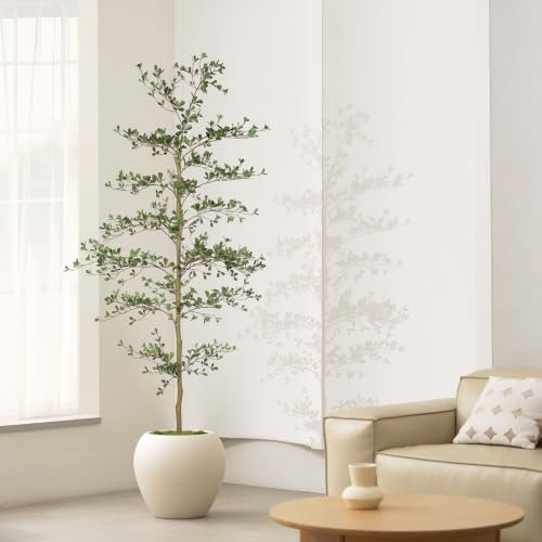 7ft Black Olive Tree | Realistic Faux Shady Lady Decor for Home