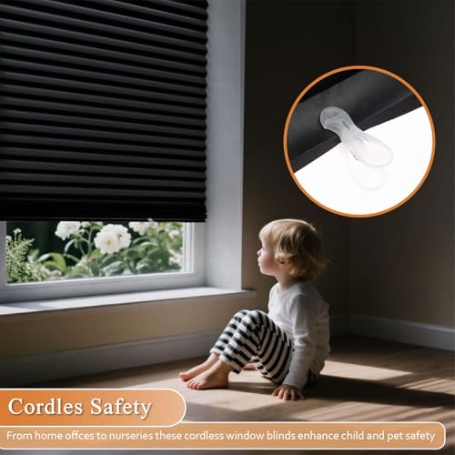6-Pack Self-Adhesive Paper Blinds - 36"x72" Light Filtering Shades