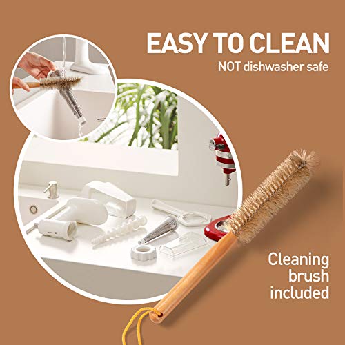 Fruit and Vegetable Strainer and Meat Grinder Attachment Set for Stand Mixers