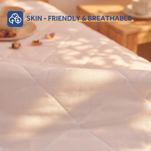 Queen Heated Mattress Pad with Dual Zone Control - 9 Heat Settings