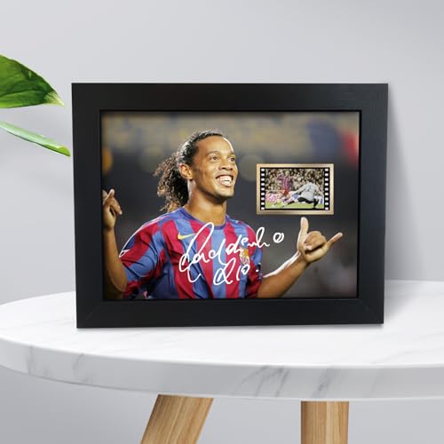 Soccer Star Framed Photo 8x6 Inch with 35mm Film Cell Display Decor