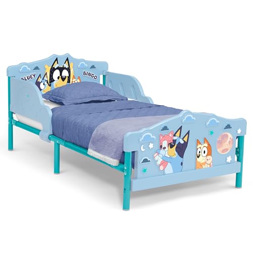 Bluey Toddler Bed with Guardrails - Kids Bed for 15 Months+
