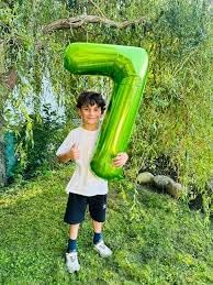 Number 3 Balloon - 40 Inch Light Green Birthday Decoration for Kids & Women’s Parties
