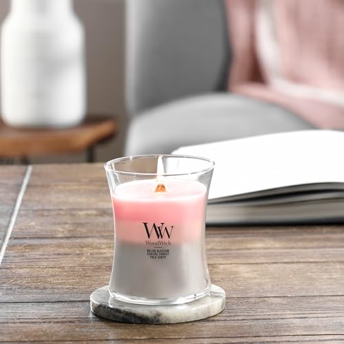 WoodWick Shoreline Trilogy Gifts for Women and Men, 9.7 oz Medium Hourglass Trilogy Candle with Crackling Wick