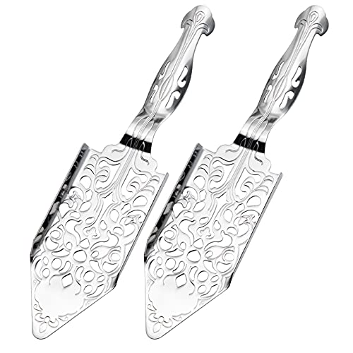 ONLYFU 2-Piece Stainless Steel Absinthe Fountain Spoon Vintage Wormwood Cocktail Dripper Bar Tool