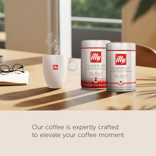 Classico Medium Roast Whole Bean Coffee - 100% Arabica (8.8 oz Can)