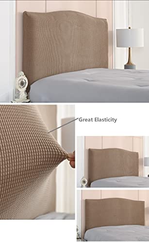 Soft Stretch Bed Headboard Cover - Dustproof Protector for King Size