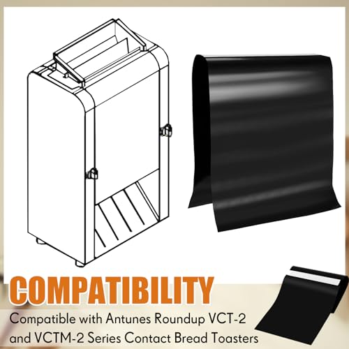 10 Pcs Non-Stick PTFE Toaster Release Sheets, 27.5 x 11 Inch Liner