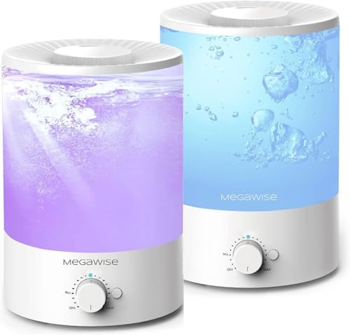 3.5L Ultrasonic Cool Mist Humidifier and Essential Oil Diffuser 2-Pack