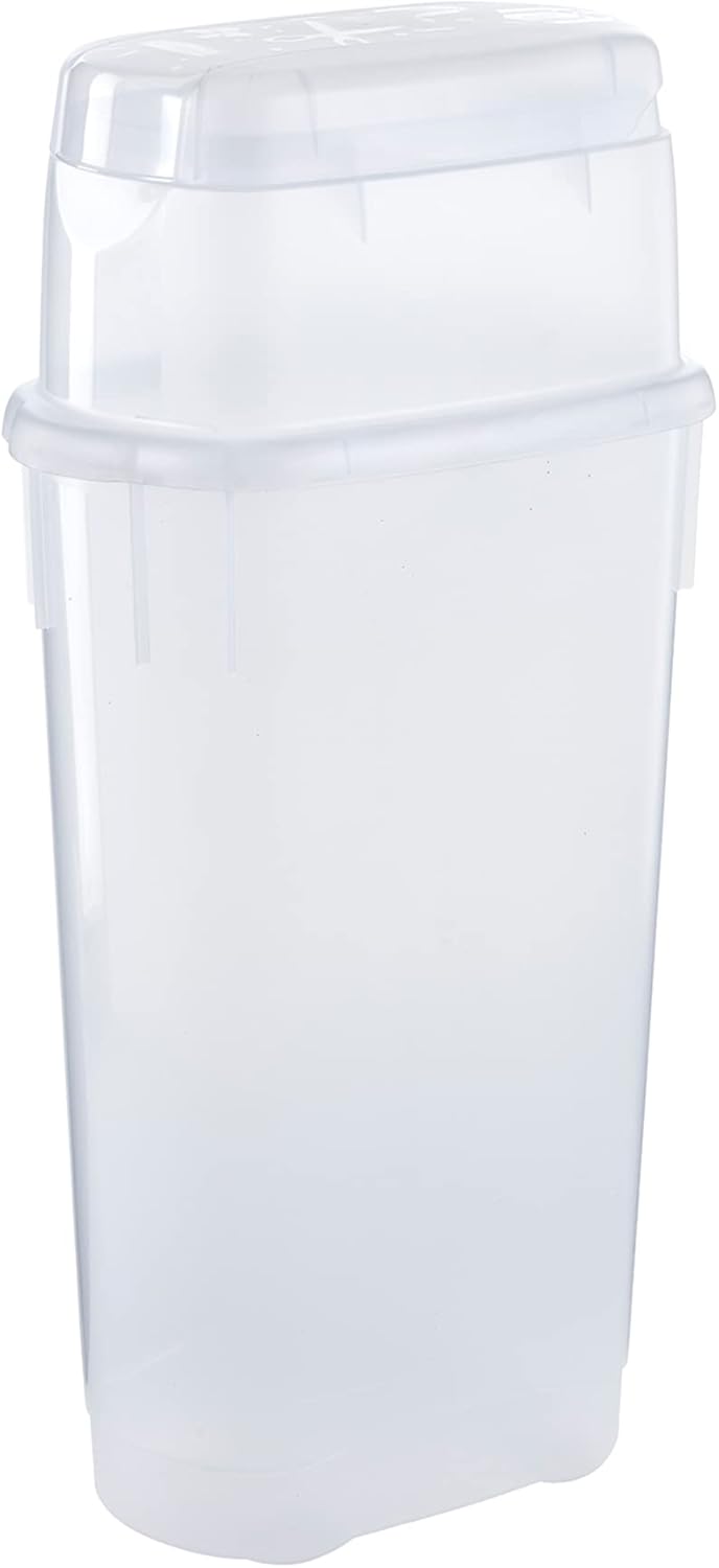 Rubbermaid Wrap N' Craft Plastic Wrapping Paper Organizer - Clear Storage for 20 Standard 30-Inch Rolls