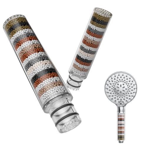 SR SUN RISE 2-Pack Shower Filter Replacement Cartridges for Handheld Shower Heads