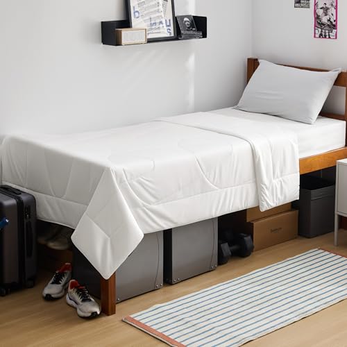Cooling Comforter Twin Size - GentleSoft Moisture-Wicking Blanket