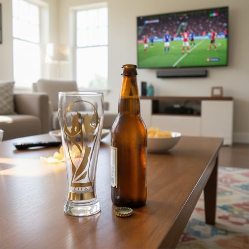 2026 World Cup Edition 11oz Pilsner Beer Glass | Durable Soccer Fan Gift