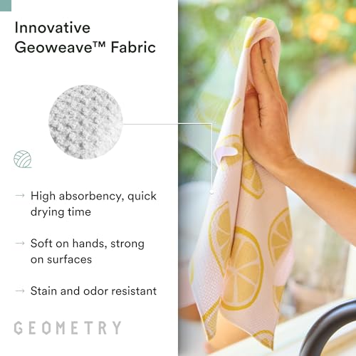 Quick-Dry Microfiber Kitchen Tea Towels - Ultra-Absorbent Dish Towels (2 Pack)