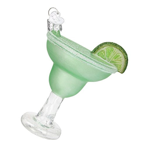 Margarita Glass Christmas Ornament Handcrafted Holiday Decoration