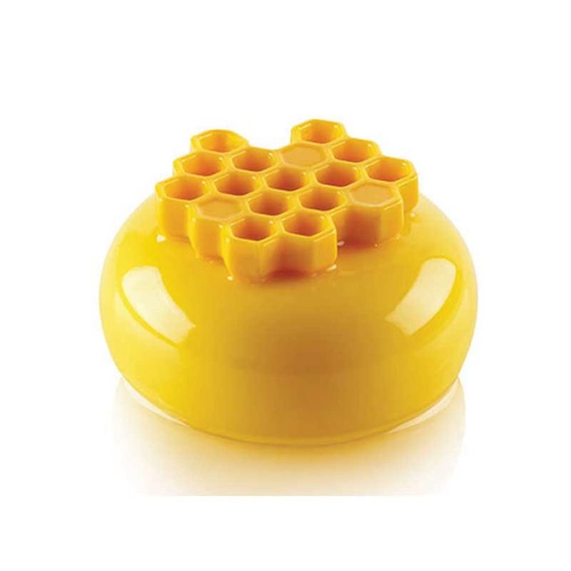15 Cavity Silicone Honeycomb Molds for Chocolate Honeycomb Bee Silicone Fondant Mold Beehive Silicone Baking Molds Bee Candy Silicone Mold for Kitchen Cake Cupcake