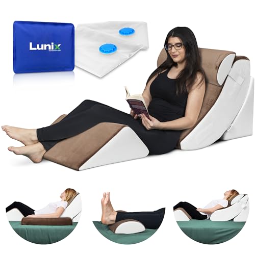 4-Piece Orthopedic Bed Wedge Pillow Set for Recovery
