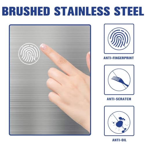 13 Gallon Stainless Steel Automatic Trash Can with Touchless Lid