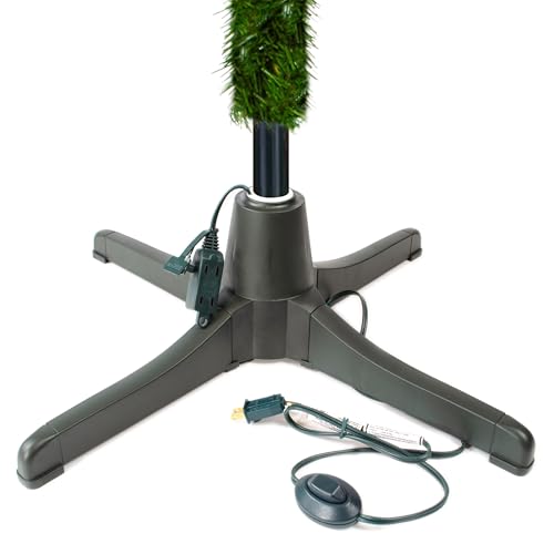 Rotating Christmas Tree Stand for Artificial Trees - 360 Degree Base