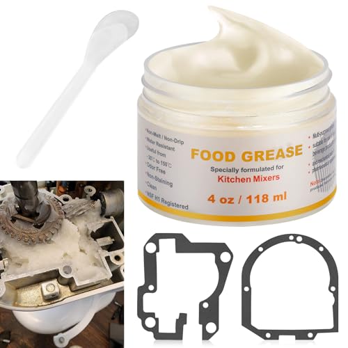 4 oz Food-Grade Grease for Stand Mixer with Gasket and Spatula