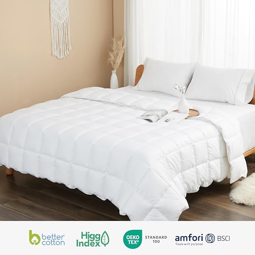 Sunflower Queen Down Alternative Comforter - Lightweight Duvet Insert (88"x88")