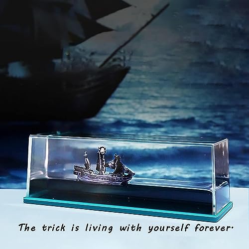 Pirate Ship Fluid Drift Bottle - Unsinkable Boat Desk Ornament