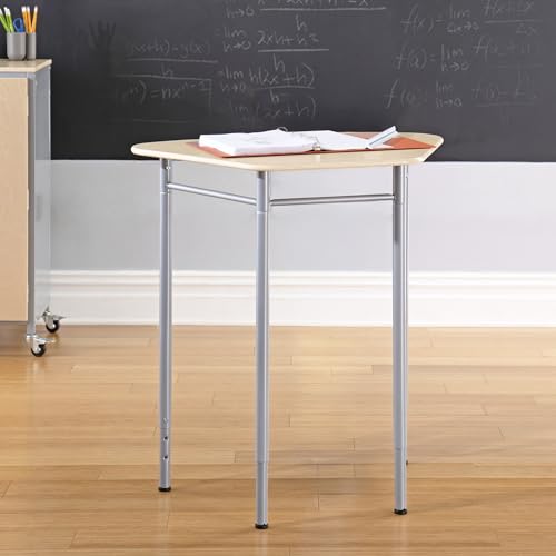 Adjustable Height Standing Desk for Kids and Adults - Birch Wood Tabletop