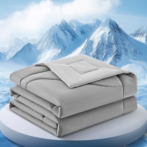 Cooling Comforter Queen Size - Double-Sided Blanket for Hot Sleepers