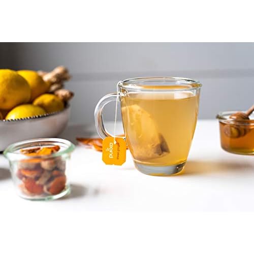 Pukka Herbal Tea Three Ginger 20 Count (Pack of 3)