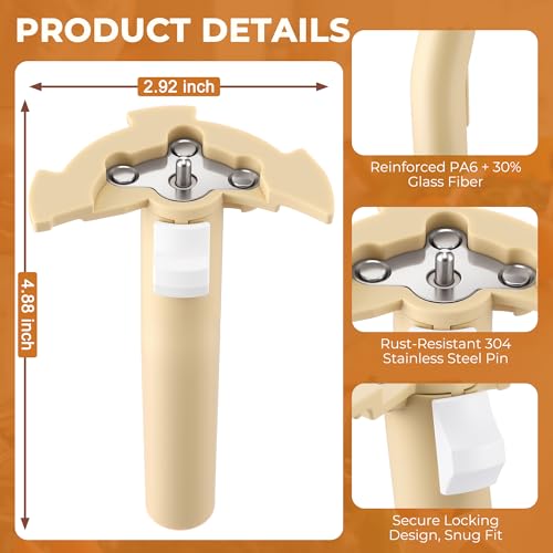 Detachable Stem Replacement for 11-Cup Food Processor, Reinforced Plastic