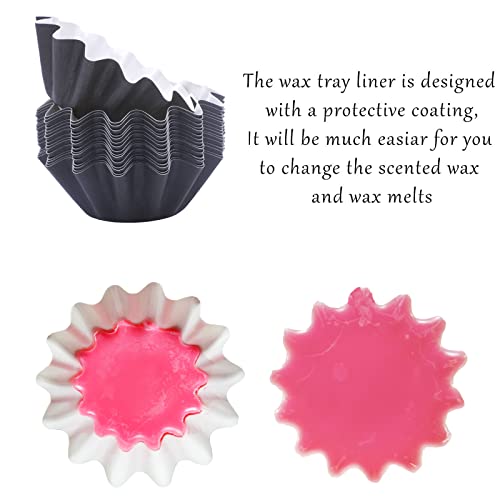 Reusable Wax Melt Warmer Liners, Leakproof Wax Trays for Electric Warmers (50pcs)