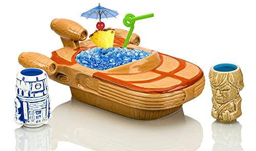 Star Wars Landspeeder Punch Bowl Set with Luke & R2-D2 Muglets | Tiki Drinkware