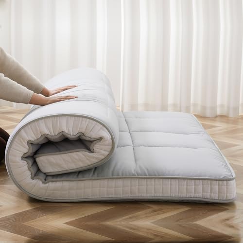 Full Size Foldable Futon Mattress, 5-Inch Thick Memory Foam Floor Bed
