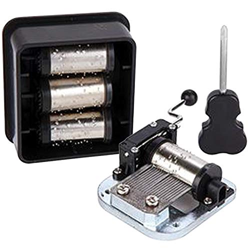 DIY Build Your Own Hand Crank Music Box Kit with Paper Strips and Puncher