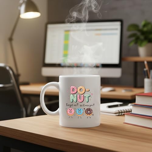 Panvola Retirement Ceramic Mug 11oz White Funny Gift for Colleagues