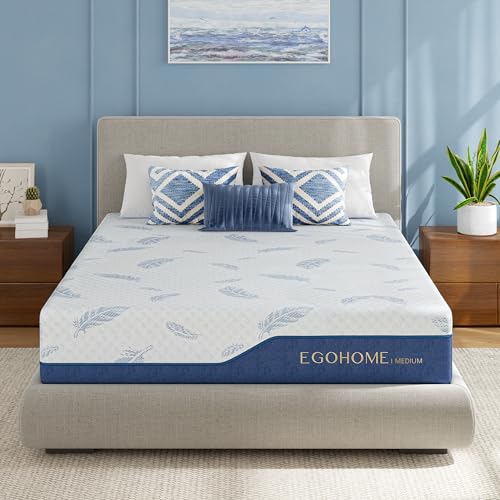 12-Inch Queen Gel Memory Foam Mattress, Cooling Breathable Mattress in a Box