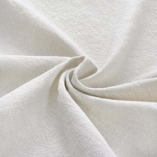 Cotton Linen Cloth Napkins Set of 6 - 16x16 Inch Rustic Boho Dinner Napkins