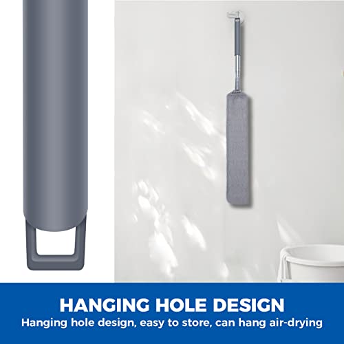 Retractable Gap Dust Cleaner with 61" Extension Pole & 2 Microfiber Cloths