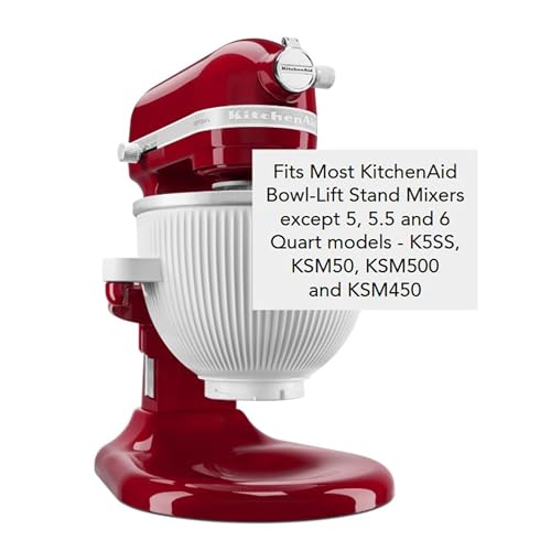 2-Quart Ice Cream Maker Stand Mixer Attachment with Dasher - KSMICM