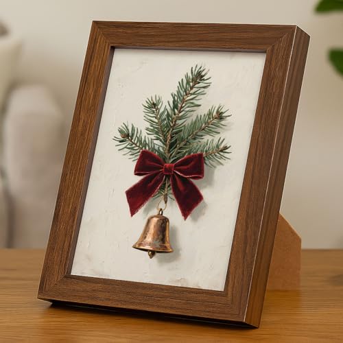 ZLKAPT Vintage Christmas Print 5 x 7 Solitary Unframed - Portrait