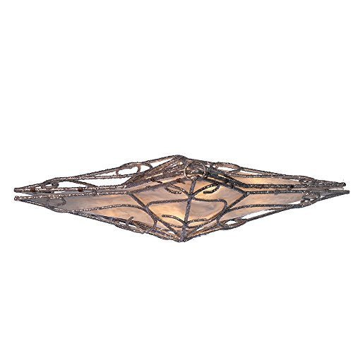 Kurt Adler 12-Inch Metal Trimmed Capiz Star Treetop with Lights, Indoor Holiday Decor