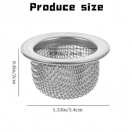 Ghzchuang Double Layer Stainless Steel Cocktail & Whiskey Smoke Filter - 10 Pcs