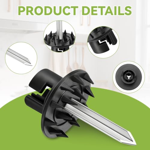 Spiralizer Vegetable Skewer Pin for Mixer Attachment, Durable Replacement