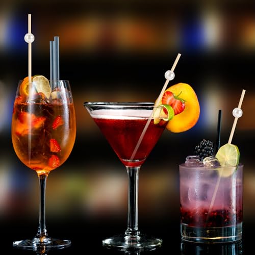 White Pearl Cocktail Picks 4.7 Inch - 300 Pieces for Appetizers & Drinks