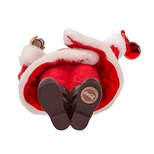 Coca-Cola Santa Ornament - 9.5 Inch Tabletop Figurine, Holiday Decor