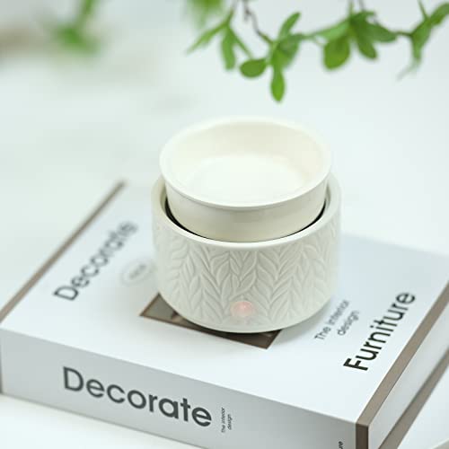 Ceramic Wax Melt Warmer - 3-in-1 Electric Fragrance Oil Burner for Home Decor
