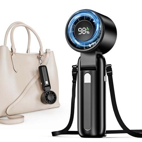 Portable Handheld Turbo Fan 100-Speed Rechargeable Mini Fan